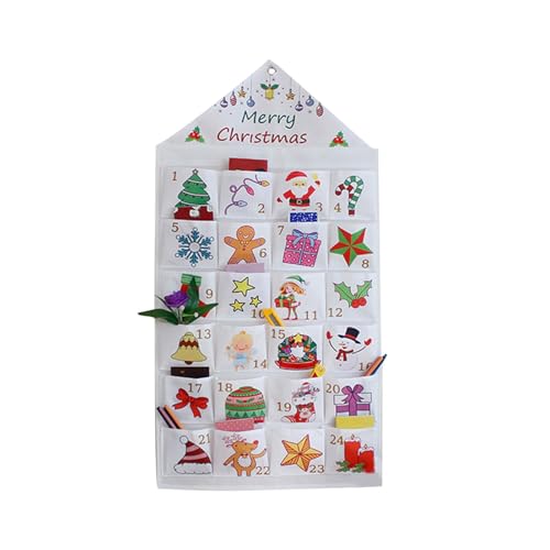 Hangable Advent Calendars, Fabric Advent Calendars, Countdown to Christmas, Christmas Countdown Decoration, Hangable Fabric Cale