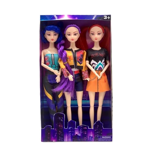Genérico Huntrix KPOP Muñecas 30cm – Set de 3 Figuras de Acción Anime de Rumi/Mira/Zoey, Muñecas Articuladas para Coleccionar o Regalar a Fans, Juguetes Decoración para Hogar y Fiestas (I) Genérico Huntrix KPOP Muñecas 30cm – Set de 3 Figuras de Acción Anime de Rumi/Mira/Zoey, Muñecas Articuladas para Coleccionar o Regalar a Fans, Juguetes Decoración para Hogar y Fiestas (I)