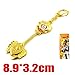 Cosplay Fairy Tail Keys, Lucy Heart Key Chain Celestial Spirit Gate Keyring, Zodiac Keys and Keyring, (Cancer)