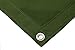 Mytee Products 20' x 30' 12oz Green Canvas Tarp with Grommets – 21 MIL Thick, Water Resistant Heavy Duty Canvas Tarpaulin Cover for Canopy Tent, Roof, Camping, Semi Trucks, Cargo & Outdoor Use