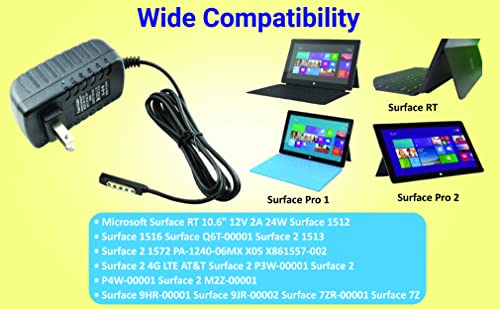 Power Supply Home Wall Ac Charger Replacement For Microsoft Surface 2 Rt Pro 1 2 Window Tablet #TOP2