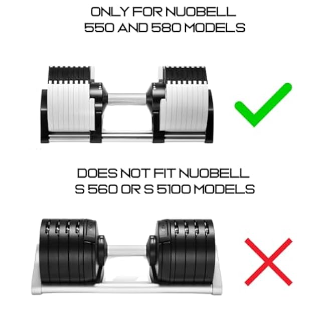Micro Gainz 1.25LB Magnetic Weight Attachment for Nuobell Style Adjustable Dumbbells, Choose 2 or 4 Piece Magnetic Weight Plates, Ideal for Micro Loading Dumbbells, Made in USA