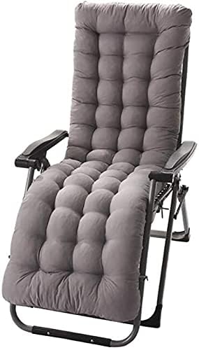 WanJing Garden Sun Lounge Chair Pad Thick Recliner Cushion High Back Chair Cushion Soft Seat Cover Cushion Portable Tatami Floor Mat for Indoor Outdoor Travel155x48cm