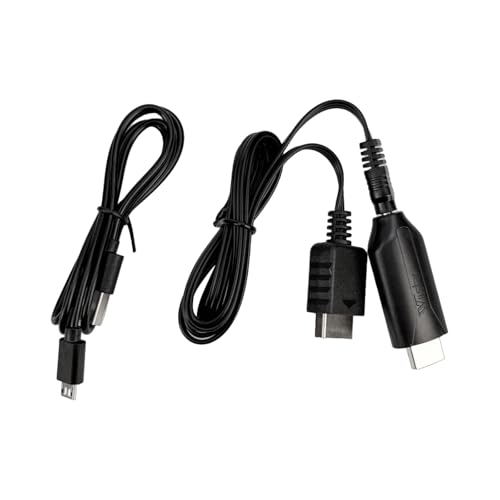PS2 to HDMI Converter Adapter, Game Console Video to Adapter HDMI Cable Video Converter