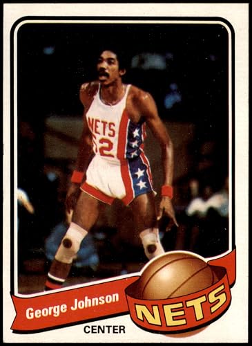 1979 Topps #39 George Johnson New Jersey Nets (Basketball Card) EX Nets Rutgers