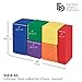 Factory Direct Partners 10414-AS SoftScape Stack-a-Block Big Foam Construction Building Blocks, Soft Play Set for Toddlers and Kids (6-Piece Set) - Assorted