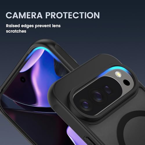 Image of Ruky for Google Pixel-10-Pro-XL-Case Compatible with MagSafe, Black