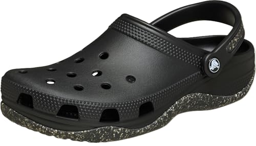 Crocs Unisex Adult Classic EVO Lightweight Comfortable Slip-On Clogs Black 11 Women/9 Men
