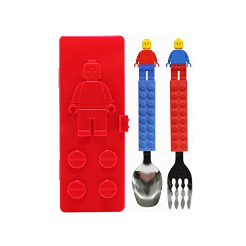 KidsOne Oxford Spoon&Fork case set ubNXv[AtH[NP[XZbg [sAi] (red/bh)