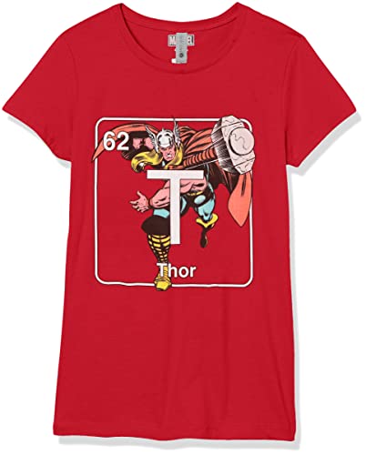 T-shirt Thor Marvel fille rouge XL le cadeau original pour anniversaire de geek