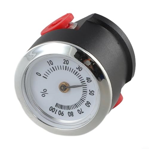 Besttoolifes Dryer Box Hygrometer, Aluminum Alloy Construction, 30X30x25mm Black Design For 3D Printer Filament Drying Systems