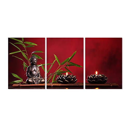 Toile cuisine bouddha méditation pour ambiance zen