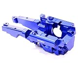 Integy RC Model T3296BLUE Billet Machined Rear Bulkhead for Traxxas 1/10 E-Revo (-2017) & Revo 3.3