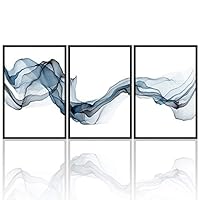 3 Piece Framed Canvas Wall Art Watercolor Painting Canvas Prints Home Artwork Decoration for Living Room,Bedroom - 16