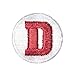 Iron on D for Defense Patch 10-Pack