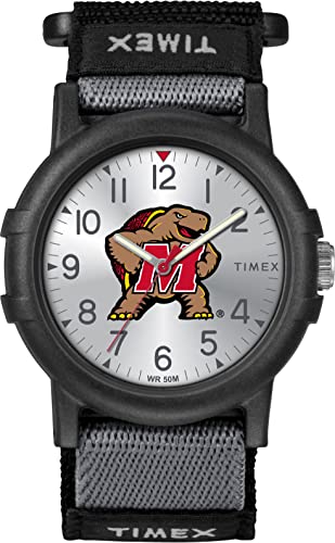 Image of Timex Unisex Collegiate Recruit 38mm Watch - Tennessee Volunteers with Black Fabric Strap