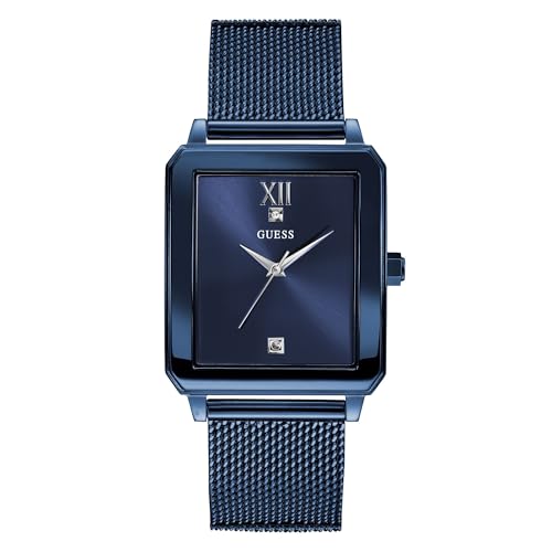 Image of GUESS Men's Stainless Steel Diamond Dial Watch