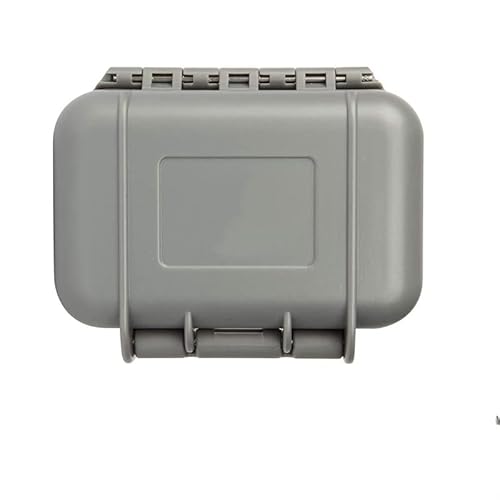 Amena Waterproof Twin Magnetic Case - For Optimus 2.0 Gps Tracker - Gps Tracker Not Included - Magnetic Key Box Holder Heavy Duty Waterproof Hide Key Car Gps Tracker Hide Box (Grey) #TOP1