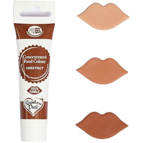 Rainbow Dust Pro-Gel Food Colouring - Chestnut image 4