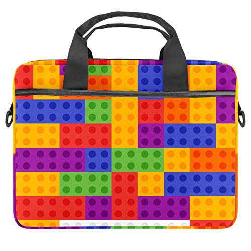 Sacoche à bandoulière pour ordinateur portable 13 à 14.5 pouces Let's Play multicolore
