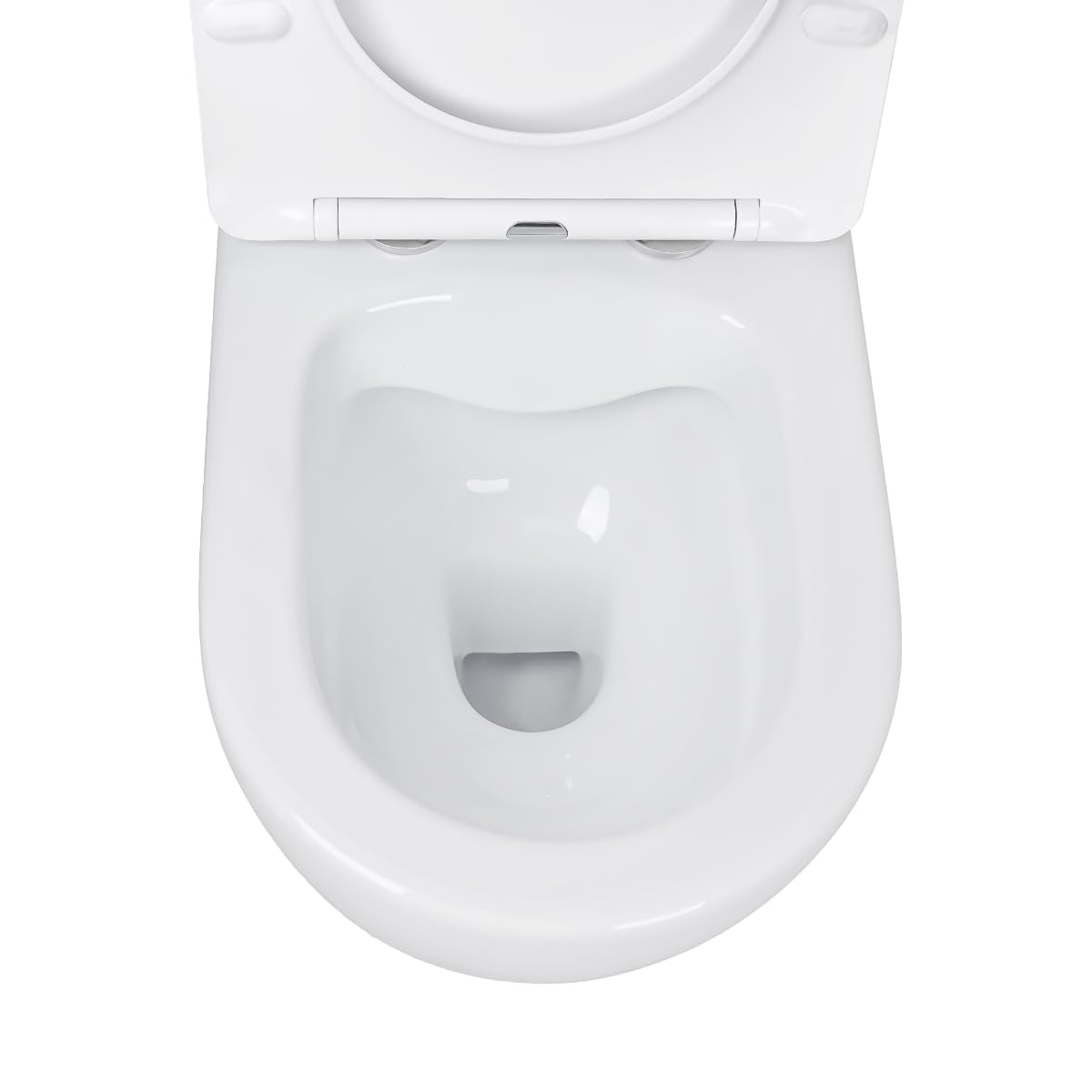Belvit Wand WC Komplettset mit Vorwandelement 75-82 cm, spülrandloses Hänge WC mit Softclose Sitz, Unterputz Spülkasten, Drückerplatte, WC Set für Trockenbau, wandhängende Toilette, Weiß