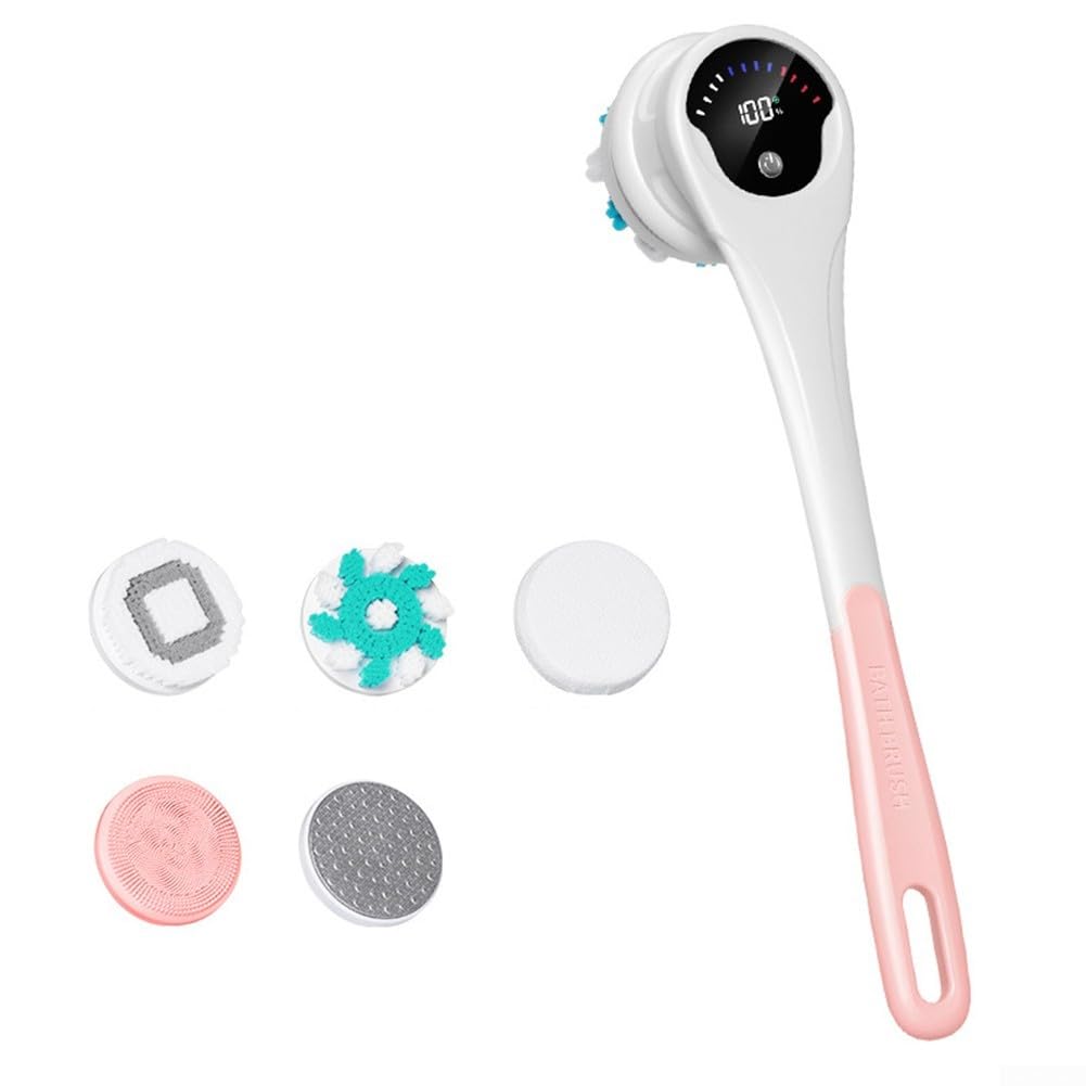 ABS Elektrische Duschbürste 43cm Exfolierung(pink)