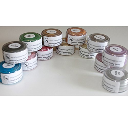 13 pieces Set of 20 gram Diamond Lapping Paste Polishing Compound Grits 0.25 to 40 microns