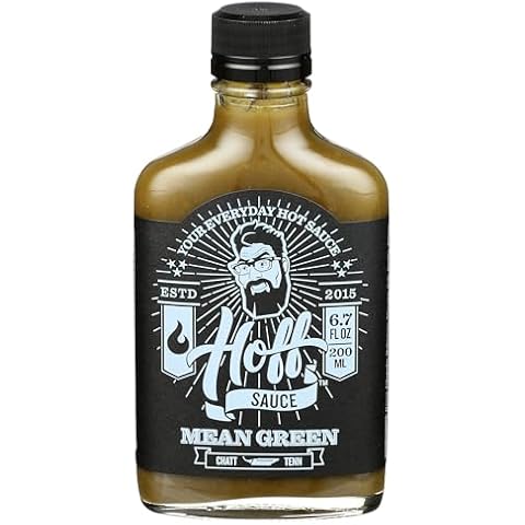 Hoff & Pepper Mean Green Hot Sauce, 6.7 FZ Cover