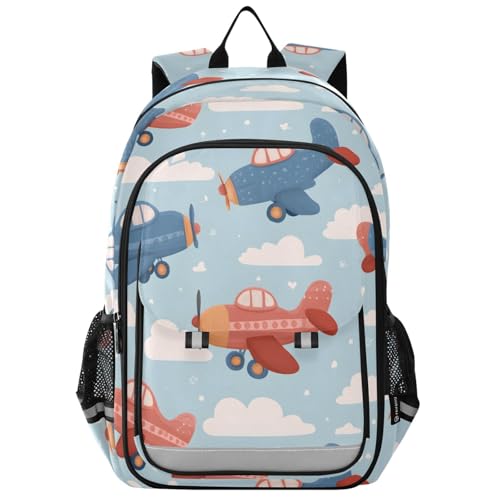 Sac à dos ordinateur portable enfants motif nuage sac à dos décontracté scolaire
