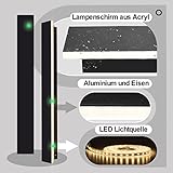 Outdoor Wall Lights LED Black Long Wall Sconce Ip65 Waterproof Outside Lights Rectangular Wall Lighting 3000k 12W Aluminum Exterior/Indoor Wall Light For Garden Villa Porch Terraces Garage,30cm*1 - Image 6