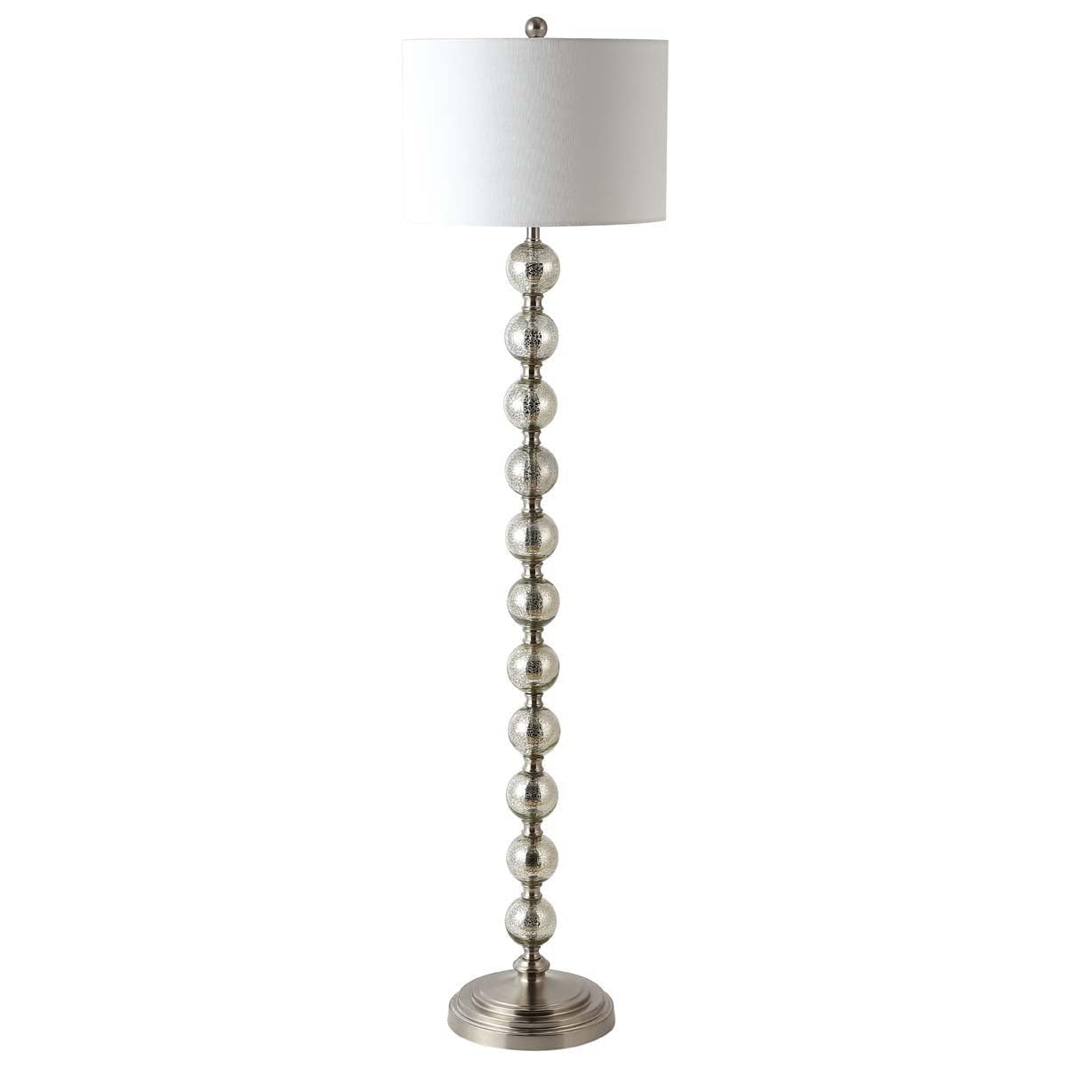 Safavieh FLL4074A Lighting Cace Brass Gold 60-inch (LED Bulb Included) Floor Lamp