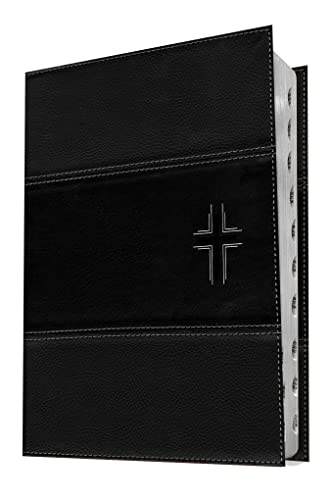 biblia de estudio del diario vivir ntv letra grande sentipiel negronice ndice letra roja spanish edition