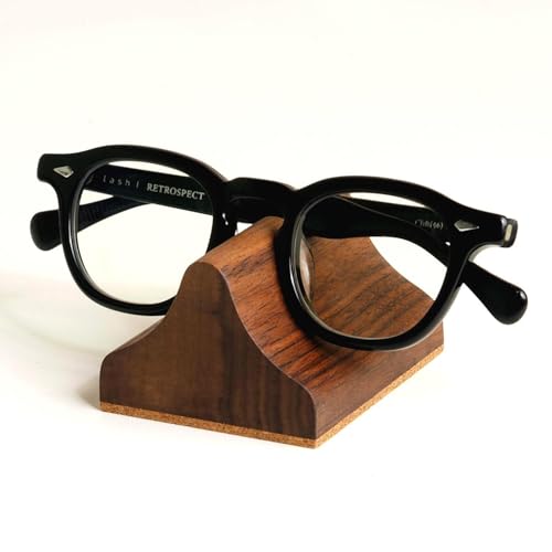 Handmade Wood Carving Eyeglasses Stand Wood Glasses Holder Sunglasses Display
