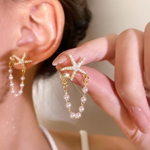 Dazzling Gold Starfish Earrings for Women - Perfect Beach Jewelry Gifts and Summer Accessories - Image 5