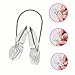 JINJUMEI 2 Pcs Nose Shaper Clip, Nose Lifter, Wide Nose Lifter Beauty Tool, Silicone Wide Slimmer Pain Free Up Lifting Straightener