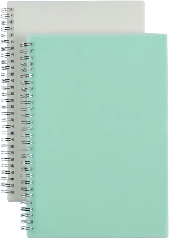 2 Pack B5 Spiral Bullet Dotted Journal with 120gsm Thick