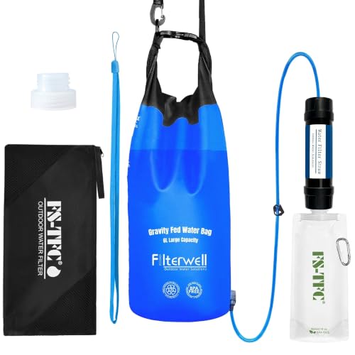 NSF Gravity Water Filter Straw 6L