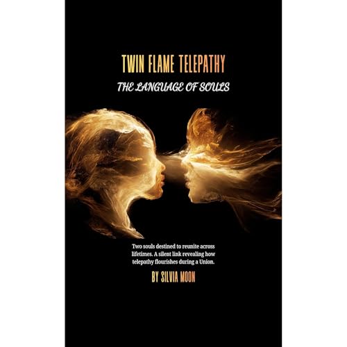 Twin Flame Telepathy Audiobook By Silvia Moon cover art