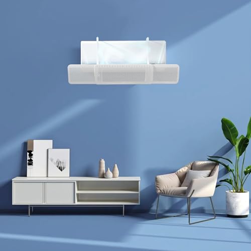 Deflector de aire acondicionado telescópico ajustable para rejilla de ventilación split 4