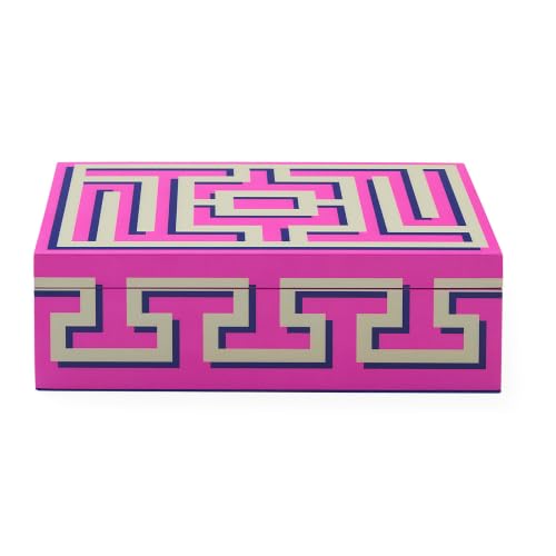 Jonathan Adler Labyrinth Medium Lacquer Box by Jonathan Adler - Used condition - US$134.55