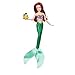 Disney Ariel Classic Doll with Flounder Figure - 11 1/2 Inch