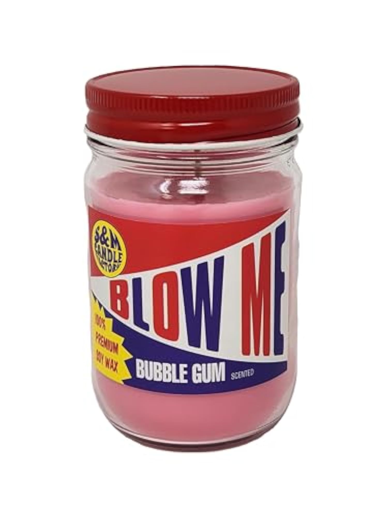 Bubble Gum Scented Soy Candle