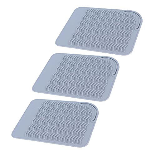 Almohadilla de silicona térmica multiuso 3 piezas gris miniatura 7