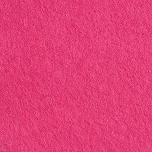 Plush Addict Wool Blend Felt Fabric for Sewing, Applique, Felting, Embellishments and Crafts - Red - Fat Quarter (45cm x 50cm)