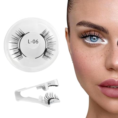 Pestañas magnéticas, pestañas magnéticas, pestañas magnéticas, pestañas magnéticas, aspecto natural, reutilizables, para maquillaje diario, fáciles de llevar y quitar, 7-13 mm (1 par)