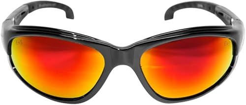 Miniatura 6 de Edge SW111 Dakura - Lentes de seguridad envolventes, antiarañazos, antideslizantes, UV 400, grado militar, cumplen con ANSIISEA y MCEPS, 5.04