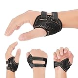 FORTEMOTUS Ortesis Pulgar CMC, Vendaje en Tela Transpirable para Articulación del Pulgar, Alivio Dolores Rizartrosis, Artrosis, Inestabilidad Articular, Mano Derecha, Talla M
