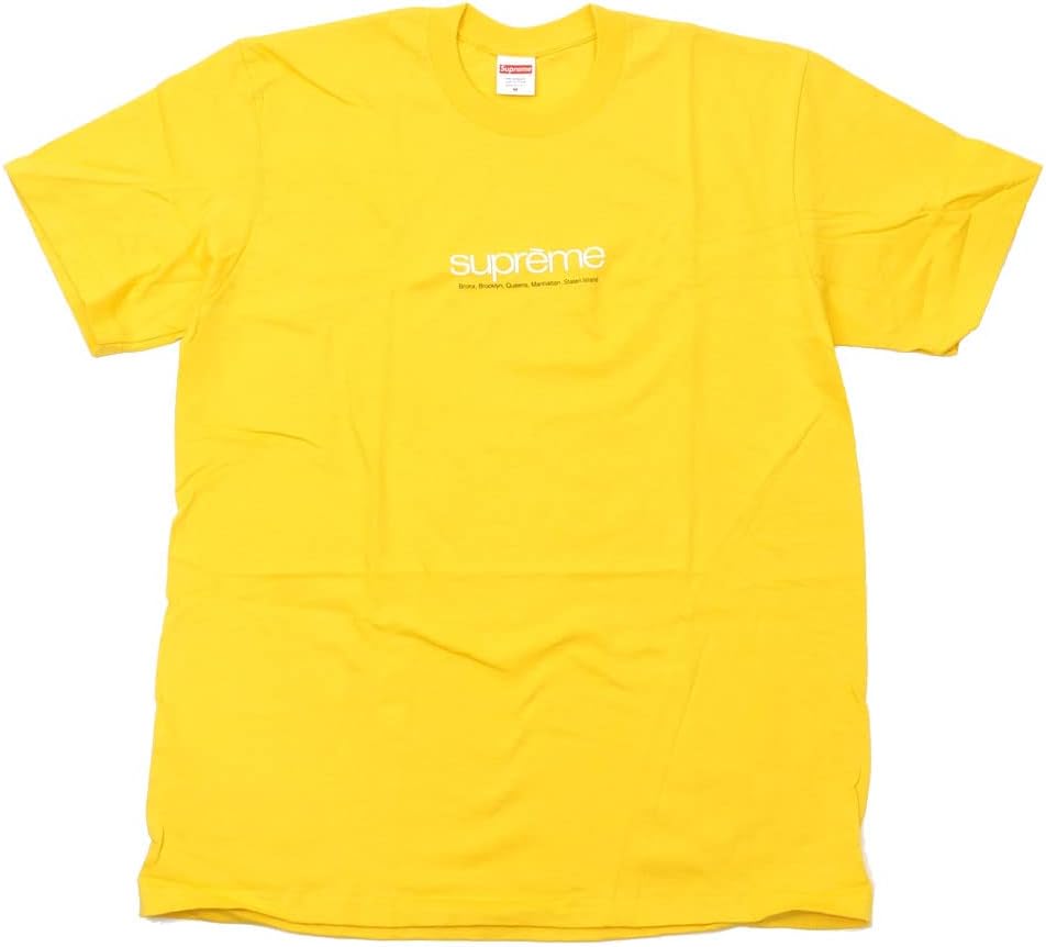 SUPREME Five Boroughs Tee YELLOW Size M