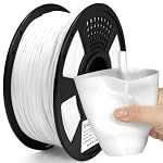 GEEETECH – GEEETECH TPU filament 1.75mm Weiß, Flexible 3D Drucker Filam