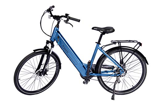 Aurotek Lisbon Elektrofahrrad 26", grau, L Cover